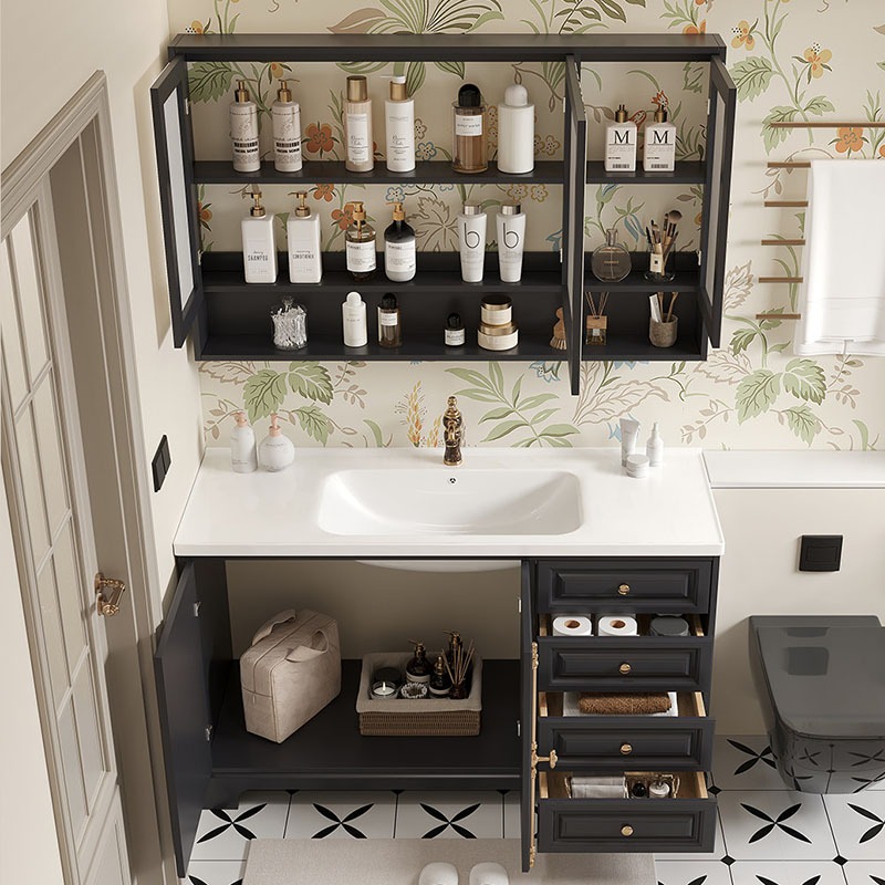 Luxury Skincare Display - Luxe moderne badkamerkast Huidverzorgingsdecoraties Display Make-up