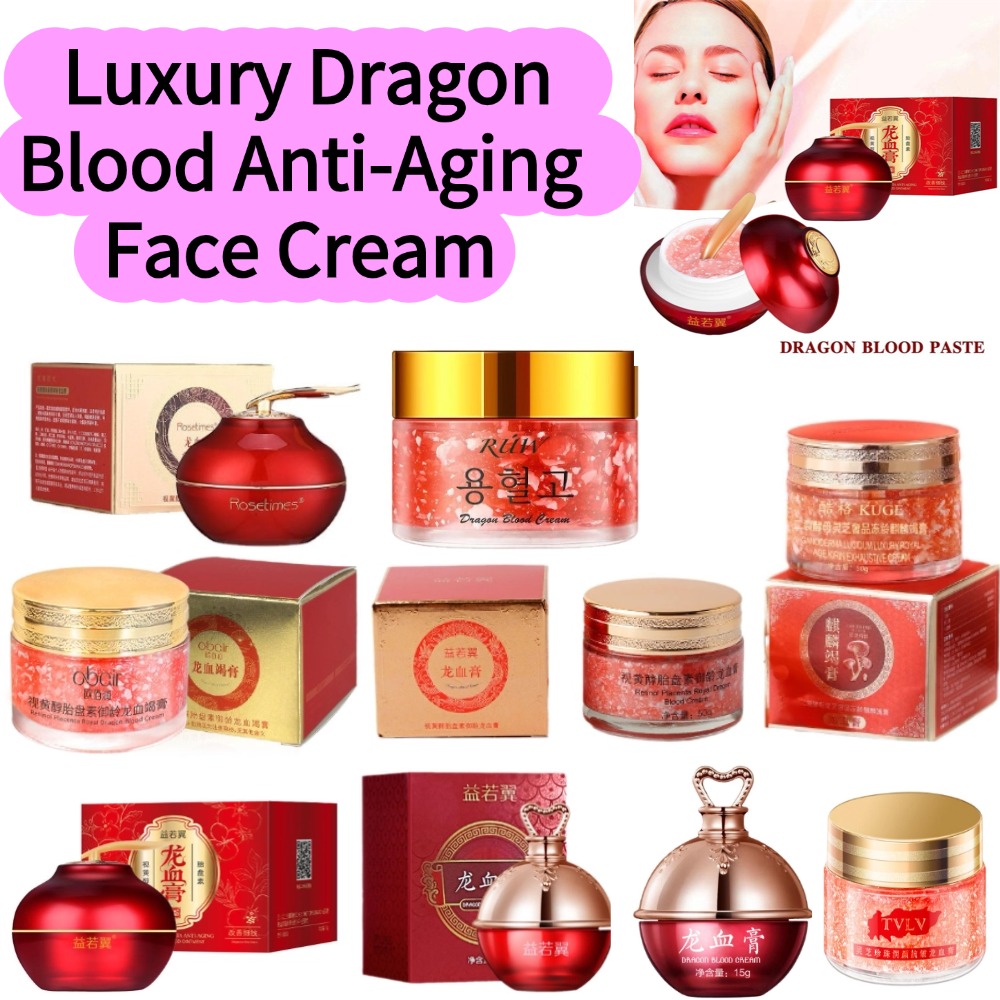 Luxury Skin Care - Luxe Drakenbloed Anti-Aging Gezichtscrème met Retinol