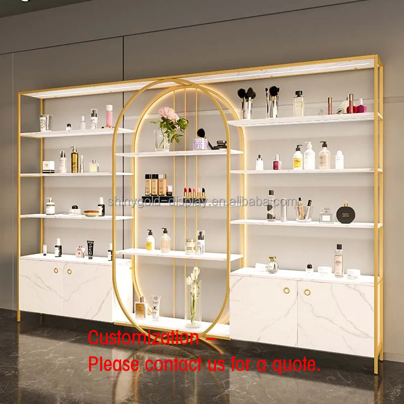 Luxury Skincare Display - Luxe cosmetica wanddisplay, luxe cosmeticawinkel displayrek,