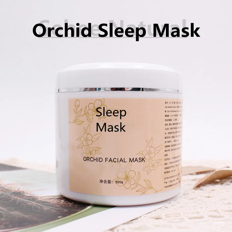 Luxury Skincare Treatments - Vocht Aanvulling Luxe Orchidee Slapen Gezichtsmasker