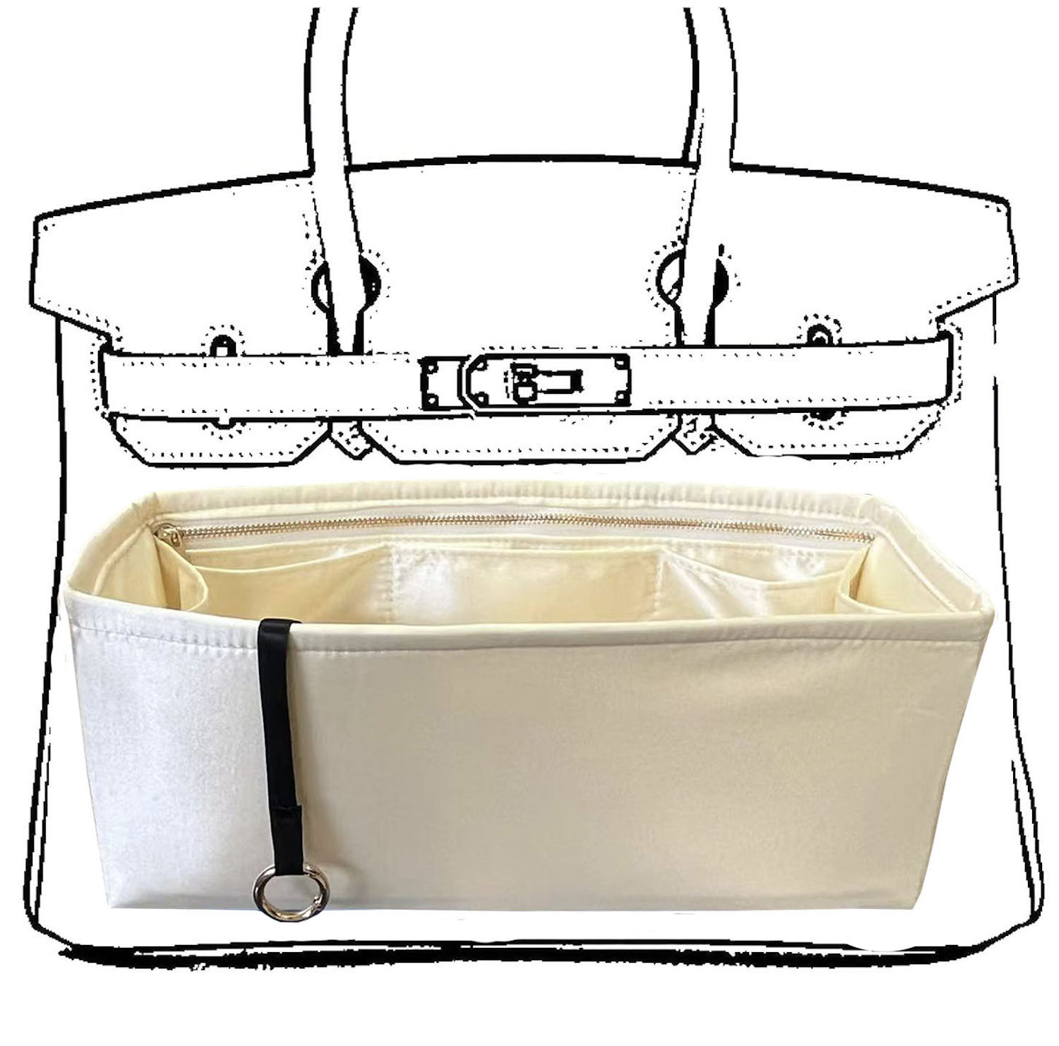 Tasorganizer Birkin S 25 30 35 - Luxury Skincare Organizer recensie en prijs