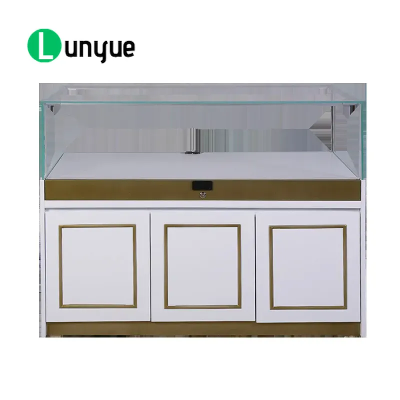 Houten displaykast voor design - Luxury Skincare Display recensie en prijs