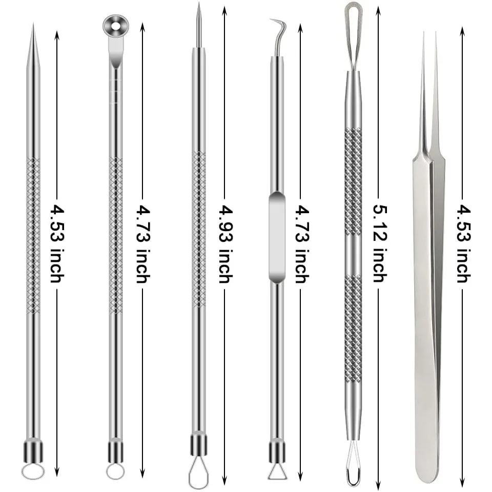 6PCS Puistje Removal Tool Mee- - Luxury Skincare Acne recensie en prijs