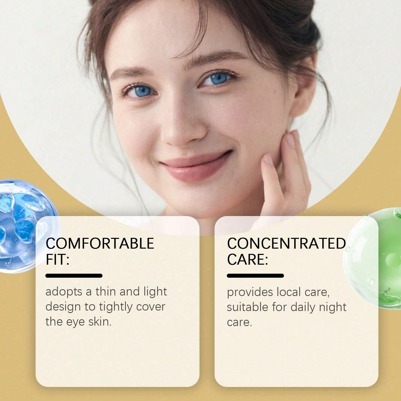 24K gouden oogmasker, 60 stuks - Luxury Skincare Lines recensie en prijs