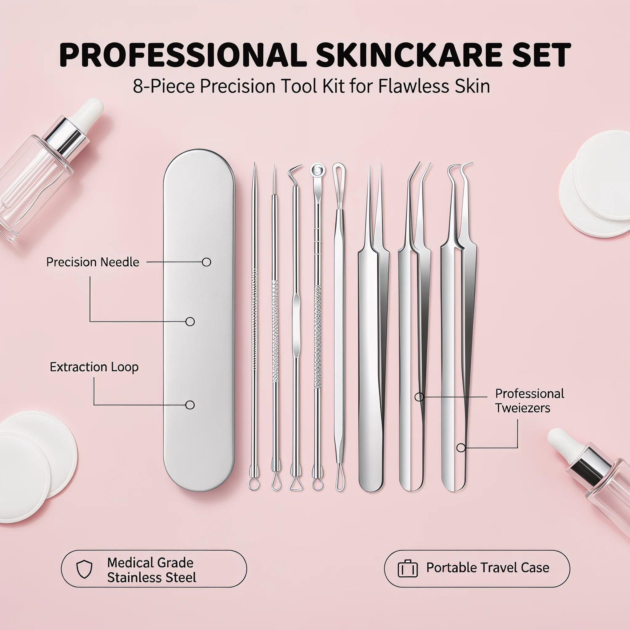 8-delige professionele acne-na - Luxury Skincare Acne recensie en prijs