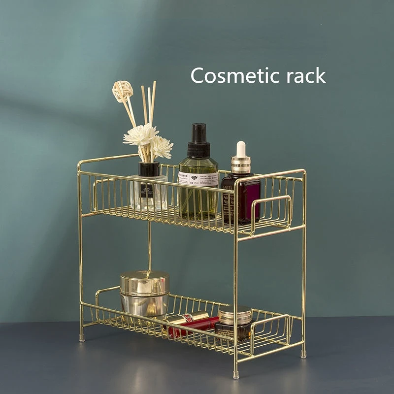 Luxe metalen gouden cosmetica- - Luxury Skincare Organizer recensie en prijs